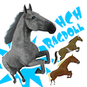 hill cliff horse